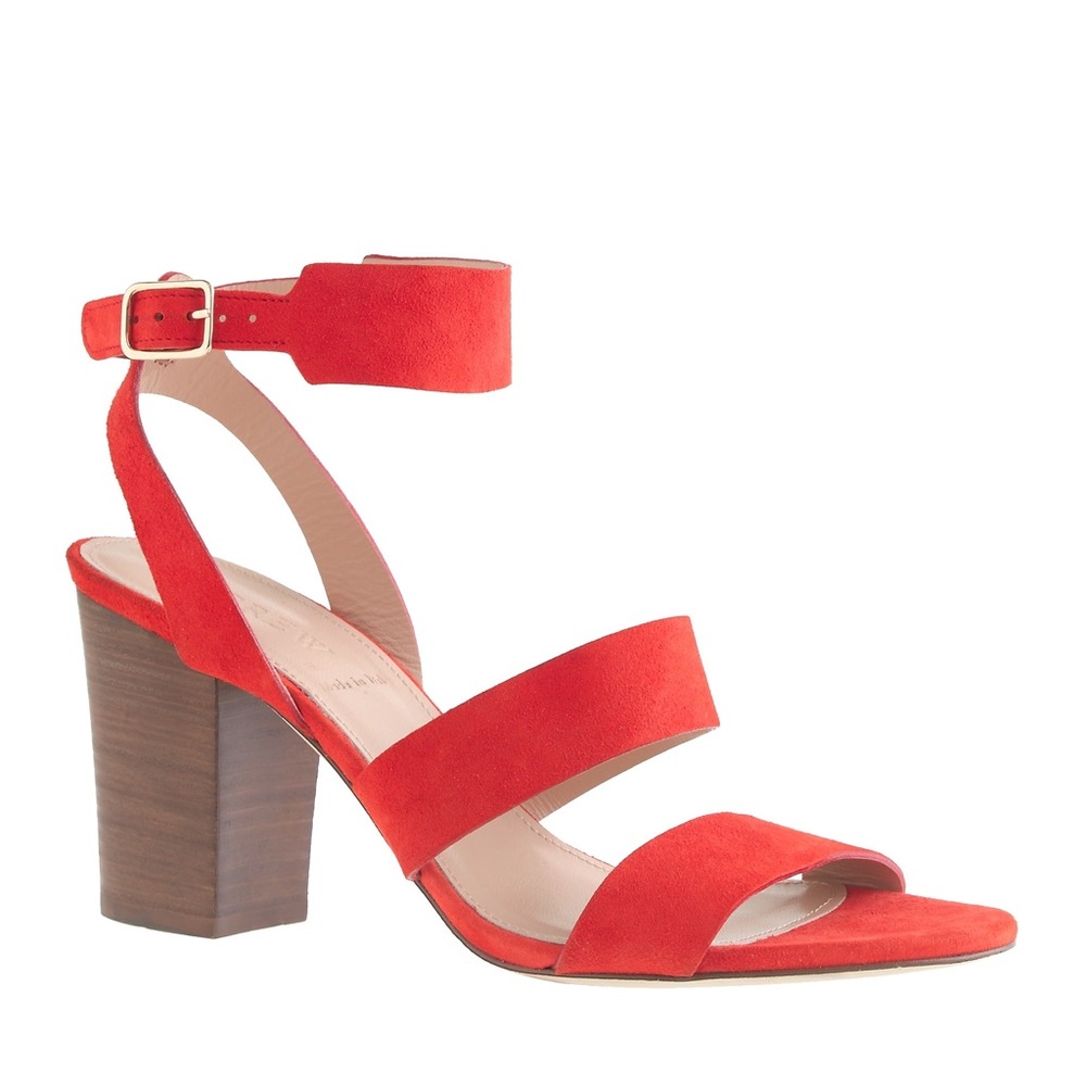 J. Crew Aubrey Mid-heel Sandal